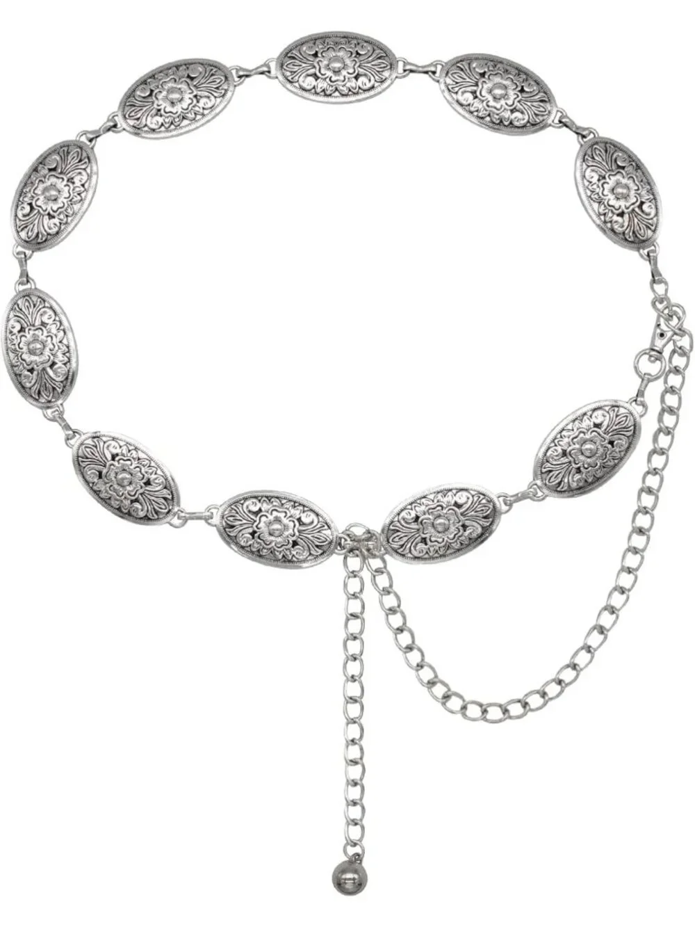 Stylish Western Metal Concho Belt for Women - Perfect for Dresses & Jeans